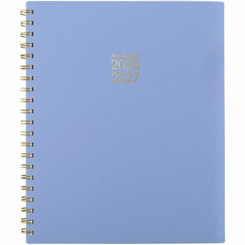 At-A-Glance Harmony Academic 2026-2027 Weekly Monthly Planner, Blue Aura, Large, 8 1/2" x 11 - Large - Academic - Weekly, Monthly - 13 Month - July 2026 to July 2027 - 1 Week, 1 Month Double Page Layout - Letter - 8 1/2" x 11" Sheet Size - White Sheet - T