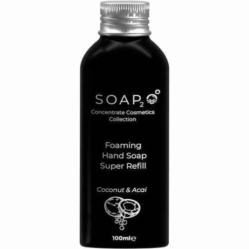 SOAP2O Coconut Hand Soap - Coconut Scent - 3.38 fl oz - Hand - Clear - No - 4 / Box