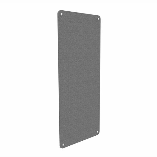 Screenflex Portable Partitions Haven Acoustic Wall Panels - Dark Gray - Fabric - 1 Each
