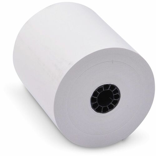 Business Source Thermal Printing Paper Rolls - Unperforated - White - 50 / Carton