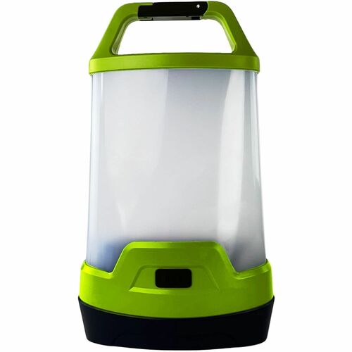 Life+Gear Hybrid USB-Rechargeable Lantern - LED - 1600 lm Lumen - 3 x AA - Alkaline, Lithium (Li) - Battery Rechargeable - Battery, USB - Water Resistant, Impact Resistant - Lime, Black, Gray - 1 Each