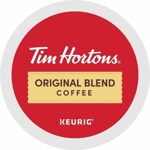 Tim Hortons K-Cup, Pod Original Blend K-Cups - Medium - K-Cup, Pod - Original Blend - Kosher - 24 Coffee/Box - 4 / Carton