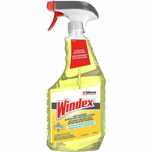 Windex® Glass Cleaner - For Multi Surface - Disinfectant - 1 Each