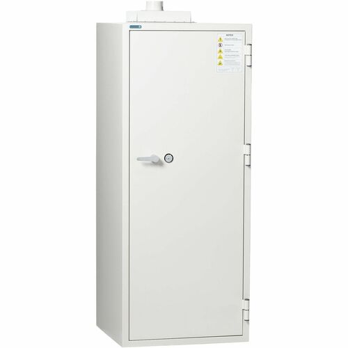 Phoenix Battery Commander Safe - 10.84 ft³ - 4 Shelve(s) - Key Lock - Explosive Resistant, Fire Resistant, Heat Resistant - for Document - Internal Size 59.20" Height x 20" Width x 15.70" Depth - Overall Size 68.8" Height x 27.3" Width x 28" Depth - White