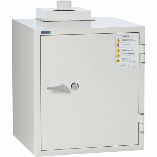 Phoenix Battery Commander Safe - 4.23 ft³ - 1 Shelve(s) - Key Lock - Explosive Resistant, Fire Resistant, Heat Resistant - for Document - Internal Size 23.20" Height x 20" Width x 15.70" Depth - Overall Size 32.8" Height x 27.3" Width x 28" Depth - White 