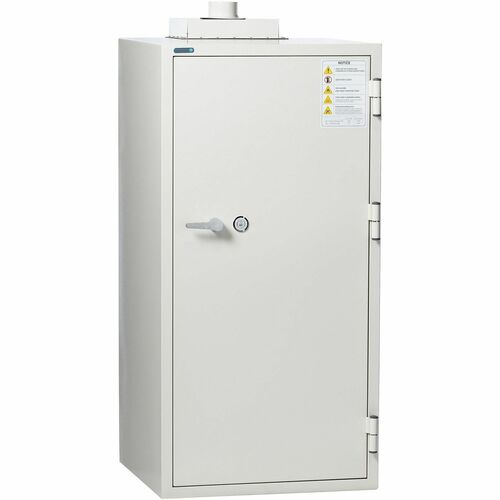 Phoenix Battery Commander Safe - 8.65 ft³ - 3 Shelve(s) - Key Lock - Explosive Resistant, Fire Resistant, Heat Resistant - for Document - Internal Size 47.20" Height x 20" Width x 15.70" Depth - Overall Size 57" Height x 27.3" Width x 28" Depth - White - 