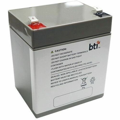 BTI RBC46-SLA46-TAA 12V 1-CELL LEAD ACID UPS BATTERY REPLACES RBC46 (TAA-Compliant) - 2 YR WARRANTY