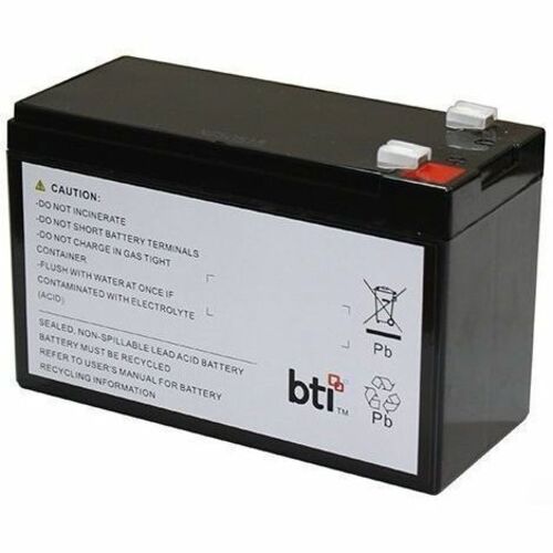BTI RB1270B-TAA 12V 1-CELL LEAD ACID UPS BATTERY REPLACES RB1270B (TAA-Compliant) - 2 YR WARRANTY