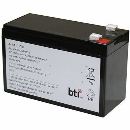 BTI 12V9AH-T2-BATT-TAA 12V 9AH 1-CELL T2/F2 SEALED LEAD ACID BATTRY (TAA-Compliant) - 2 YR WARRANTY