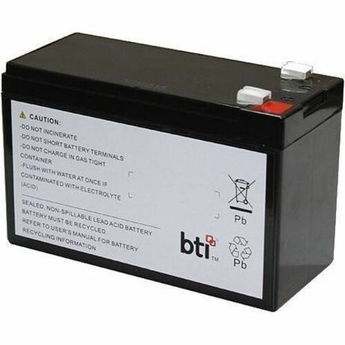 BTI APCRBC114-TAA 12V 1-CELL LEAD ACID UPS BATTERY REPLACES APCRBC114, RBC114 (TAA-Compliant) - 2 YR WARRANTY