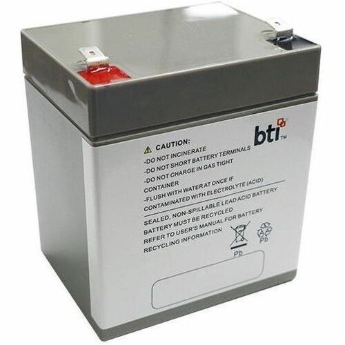 BTI UB1250-F2-TAA 12V 5A 1-CELL LEAD ACID UPS BATTERY FOR UB1250-F2 (TAA-Compliant) - 2 YR WARRANTY