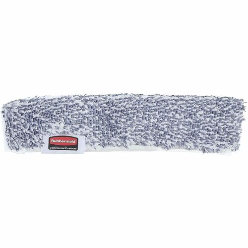 Rubbermaid Commercial HYGEN Microfiber Glass Washer - For Squeegee - Gray - MicroFiber - 0.3" Height x 4.3" Width x 16.8" Length - 1 Each