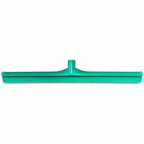 Sparta 24" Single-Blade Floor Squeegee - Rubber, Thermoplastic Rubber (TPR) Blade - 3.5" Height x 1" Width x 24" Length - Durable, Rust Resistant, Bend Resistant - Green - 1Each