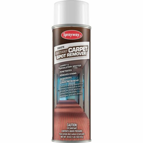 Sprayway Spot & Stain Remover - For Multipurpose - Spray - 20 fl oz (0.6 quart) - Mild Scent - Recommended For: Spot Remover, Stain Remover, Ink Remover, Coffee Remover, Oil Remover, Grease Remover, Lipstick Remover, Make-up Remover, Shoe Polish Remover, 
