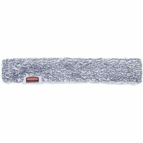 Rubbermaid Commercial HYGEN Microfiber Glass Washer - For Squeegee - Gray - MicroFiber - 0.6" Height x 4.3" Width x 20.4" Length - 1 Each