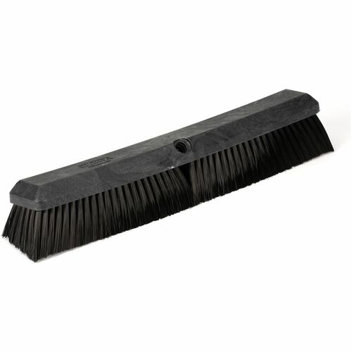 Sparta 8" Color-Coded Omni-Sweep Floor Sweep - 1.75" Polyester Bristle - 18" Overall Length - Black - 1 Each