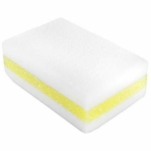 Impact Amazing Sponge - 1.8" Height x 3.5" Width x 5.8" Length - 30 / Carton - Melamine - White, Yellow