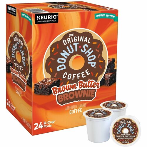 The Original Donut Shop® K-Cup Brown Butter Brownie Coffee - K-Cup - Brown Butter Brownie