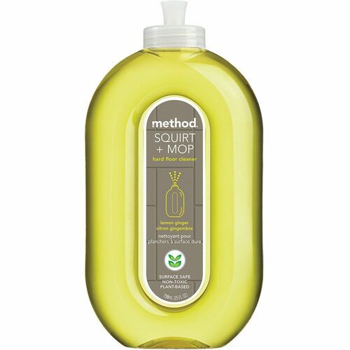 Method Squirt + Mop Lemon Floor Cleaner - For Floor, Linoleum Floor, Vinyl Floor, Laminate Floor, Hard Floor - Spray - 25 fl oz (0.8 quart) - Lemon Ginger Scent - Recommended For: Dirt Remover, Residue Remover - Rinse-free - Lemon