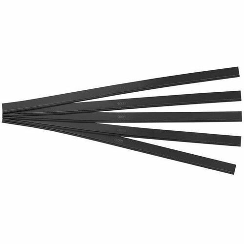 Rubbermaid Commercial Replacement Squeegee Blades - Rubber Blade - 18" Handle - 0.3" Height x 3" Width x 23.3" Length - Streak-free, Rust Resistant, Long Lasting, Durable, Soft Rubber - Black - 1Each