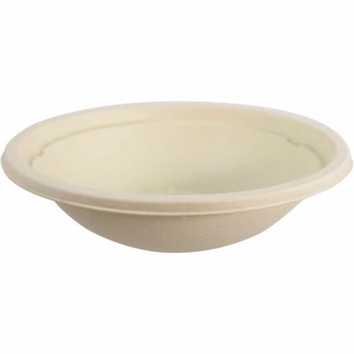 World Centric Compostable Fiber Bowl - Food, Soup, Ice Cream - Natural - Fiber Body - 4 / Carton