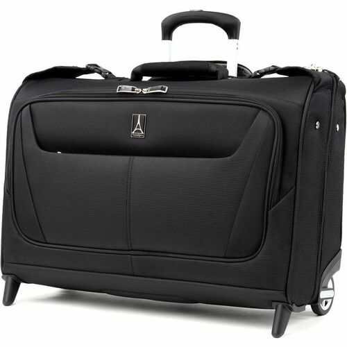 Travelpro Maxlite 5 Travel/Luggage Case (Carry On) Garment - Black - Water Resistant, Stain Resistant, Moisture Resistant, Abrasion Resistant, Moisture Resistant Interior - Polyester Fabric Body - Telescoping Handle, Handle - 14" (355.60 mm) Height x 22" 