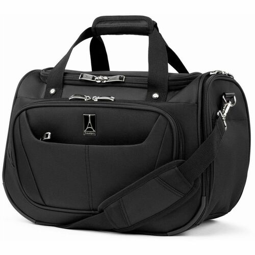 Travelpro Maxlite 5 Carrying Case (Tote) Travel Essential - Black - Water Resistant, Stain Resistant, Abrasion Resistant, Moisture Resistant Interior - Polyester Fabric, Plastic Body - Trolley Strap, Handle - 18" (457.20 mm) Width x 8" (203.20 mm) Depth -
