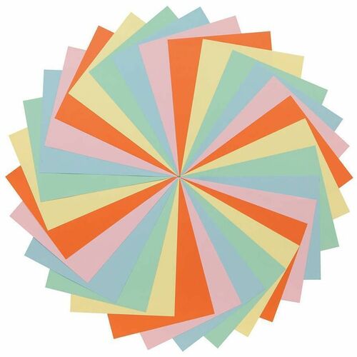 Pacon® Pastel Tagboard, 5 Assorted Colors, 12" x 18" , 100 Sheets - Poster, Paint, Art Project - Canary, Green, Salmon, Blue, Pink - 100 / Pack