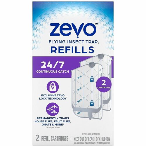 P&G Indoor Flying Insect Trap Cartridge Refills - White - 2/Box - 6 / Carton