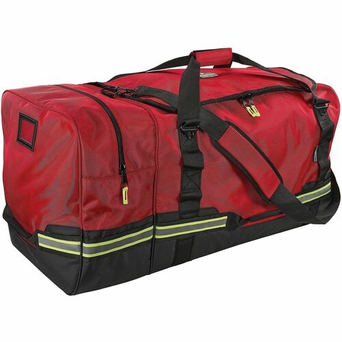 Ergodyne Arsenal Carrying Case (Duffel) Gear - Red - Water Resistant Bottom - 1000D Polyester, Tarpaulin Body - 1000D Polyester Exterior Material - Carabiner Clip, Handle, Shoulder Strap, Ring Clip - 15.5" Height x 31" Width x 16" Depth - 33.29 gal Volume