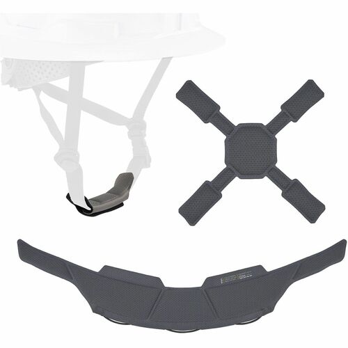 Ergodyne Skullerz 8902-MIPS Safety Helmet Suspension - Gray - Elastic - 1 Pack