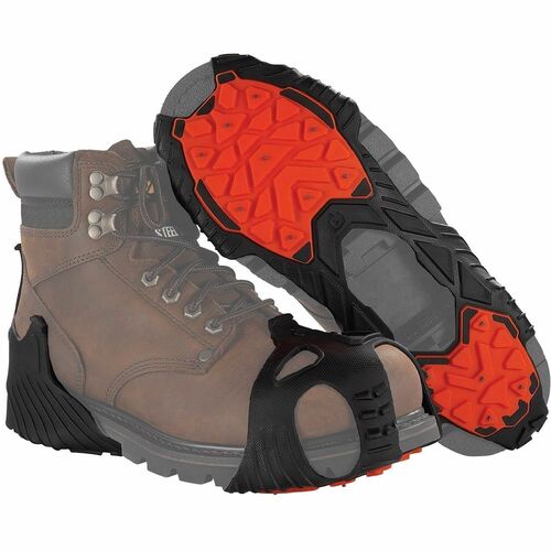 Ergodyne TREX 6306 Ice Traction Cleats - Rubber, Tungsten Carbide - Black - 1 / Pair