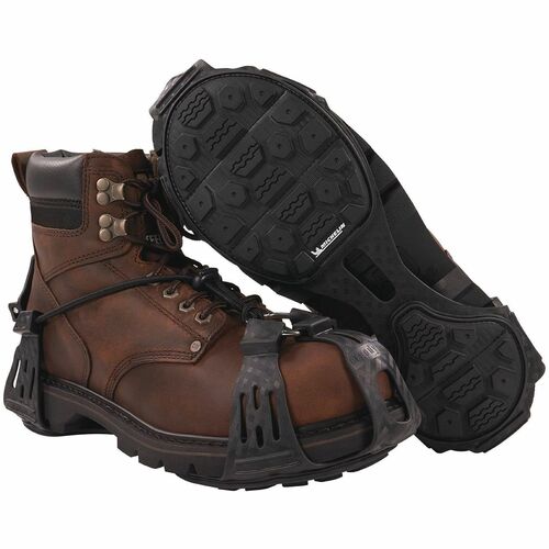 Ergodyne TREX 6325 Spikeless Traction Devices - for Shoe, Boot - Rubber - Black - 2 / Pair