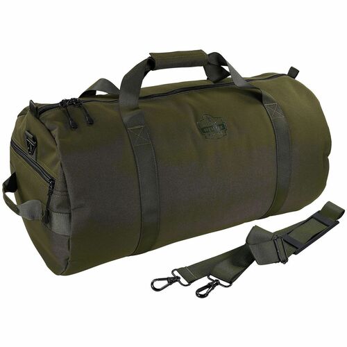 Ergodyne Arsenal Carrying Case (Duffel) Gear - Olive - Water Resistant, Wear Resistant, Tear Resistant, Stain Resistant - 600D Polyester Body - Shoulder Strap, Handle - 12" Height x 12" Width x 23" Depth - Small Size - 14.27 gal Volume Capacity