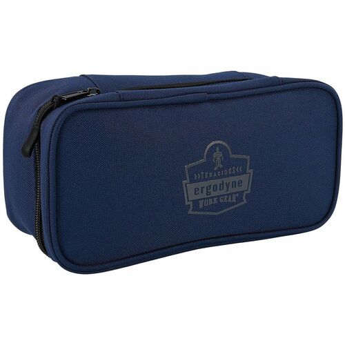 Ergodyne Arsenal Carrying Case Tools - Blue - Water Resistant Back, Stain Resistant - 600D Polyester Body - Handle - 3.5" Height x 4.5" Width x 10" Depth - Large Size - 1.59 quart Volume Capacity