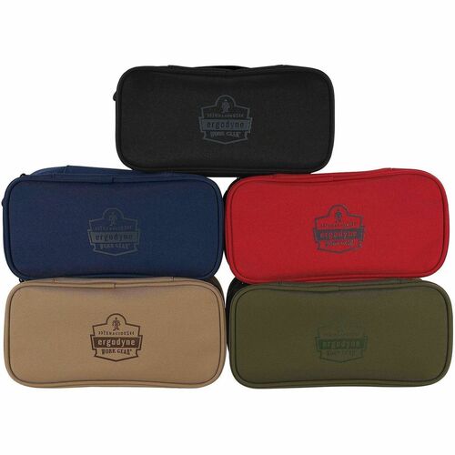 Ergodyne Arsenal Carrying Case Tools - Assorted - Water Resistant Back, Water Resistant - 600D Polyester Body - Handle - 3.5" Height x 4.5" Width x 10" Depth - Large Size - 2.32 quart Volume Capacity - 5 Pack