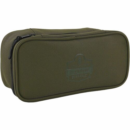 Ergodyne Arsenal Carrying Case Tools - Olive - Water Resistant Back, Stain Resistant - 600D Polyester Body - Handle - 3.5" Height x 4.5" Width x 10" Depth - Large Size - 2.32 quart Volume Capacity