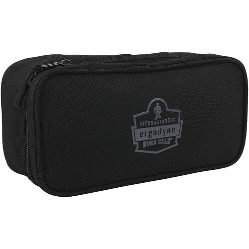 Ergodyne Arsenal Carrying Case Tools - Black - Water Resistant Back, Stain Resistant - 600D Polyester Body - Handle - 3.5" Height x 4.5" Width x 10" Depth - Large Size - 2.32 quart Volume Capacity