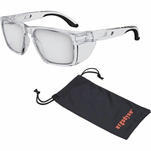 Ergodyne Skullerz SIXTEN Anti-Scratch & Enhanced Anti-Fog Safety - Recommended for: Outdoor, Construction, Landscaping, Carpentry, Woodworking, Boating, Skiing, Fishing, Hunting, Shooting, Sport - Fog, Impact, Eye, Ultraviolet, UVA, UVB, UVC, Sun Protecti