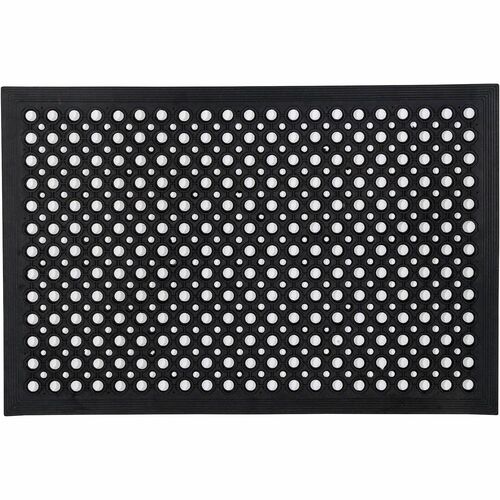 Doortex Heavy-Duty Open-Top Anti-Fatigue Mat - Industry - 48" Length x 32" Width - Black