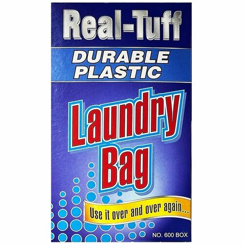 Real-Tuff #650 Vend-Box Laundry Bags - 44" Length x 27" Width - Blue - Plastic - Laundry, Multipurpose