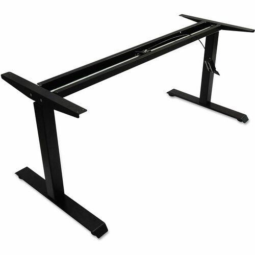 Alera AdaptivErgo Table Base - Black Base - Height Adjustable x 59" Width x 28.30" Depth - Training - Assembly Required - Steel Base Material