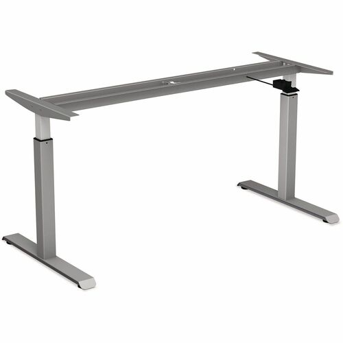 Alera AdaptivErgo Table Base - Gray Base - Height Adjustable x 59" Width x 28.30" Depth - Training - Assembly Required - Steel Base Material