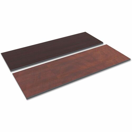 Alera Reversible Laminate Table Top, Rectangular, 71.5w x 23.63,Medium Cherry/Mahogany - Mahogany Rectangle, Medium Cherry Top - 1" Table Top Thickness x 71.50" Width x 23.60" Depth - Training - Laminate, Wood Grain Top Material