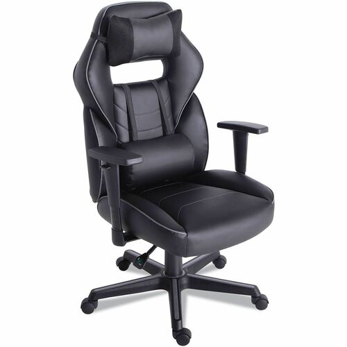 Alera Chair - Black, Gray Seat Color - PU Leather Seat Material - Black, Gray Back Color - PU Leather Back Material - Black, Gray Frame Color - Nylon Frame Material - Armrest