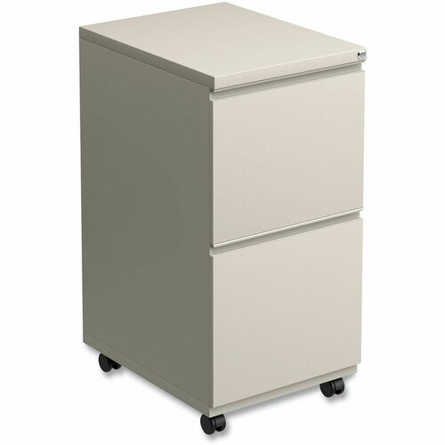 Alera File Cabinet - 15" Width x 19.3" Depth x 27.7" Height - 2 x Drawer(s) for File - 12" Drawer Height - Legal, Letter - Vertical - Putty
