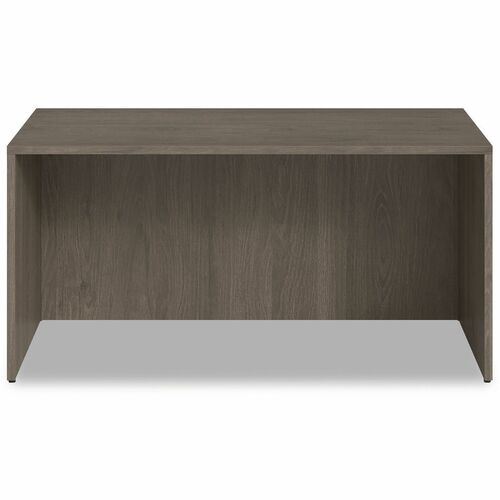 Alera Seville Series Desk Shell, 60" x 30" x 29" , Walnut - Rectangle - Square Edge - Finish: Walnut - Glide