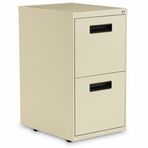Alera File Cabinet - 15" Width x 19.3" Depth x 27.7" Height - 2 x Drawer(s) for File - 12" Drawer Height - Legal, Letter - Vertical - Putty