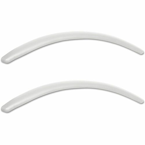 Alera Neratoli Armrest Pad - White - Faux Leather