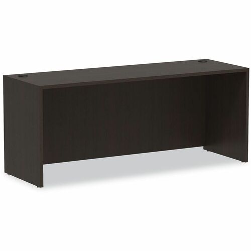Alera Valencia Series Credenza Shell, 70.88w x 23.63d x 29.5h, Espresso - Finish: Espresso - Edge Banding, Textured - For Desk
